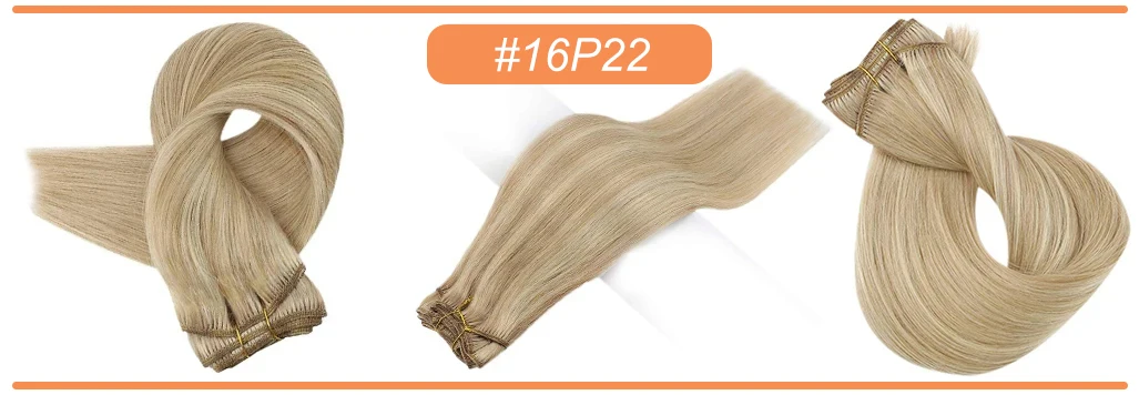 Full Shine Human Hair Extensions Clip in Hair Extensions Remy Hair 7PCS 105g Double Weft Hair Extensions Human Hair For Woman