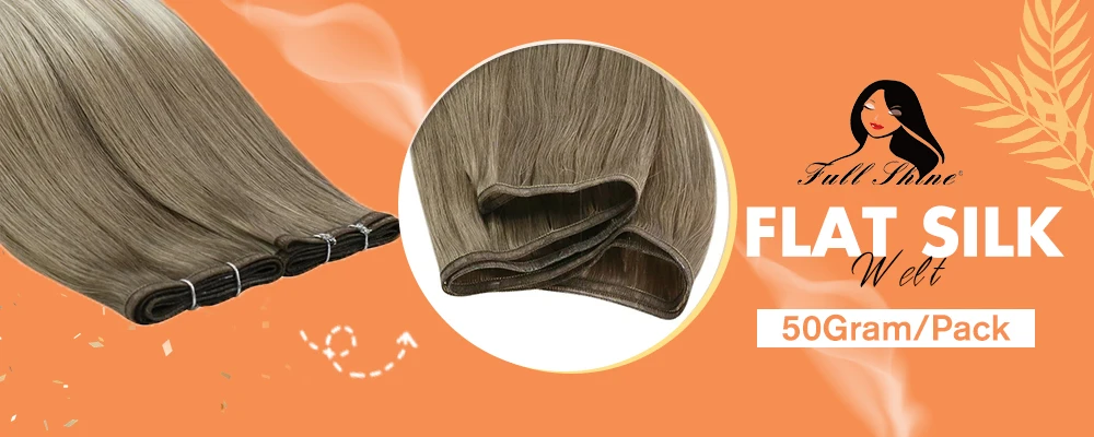 Full Shine Human Hair Extensions Clip in Hair Extensions Remy Hair 7PCS 105g Double Weft Hair Extensions Human Hair For Woman