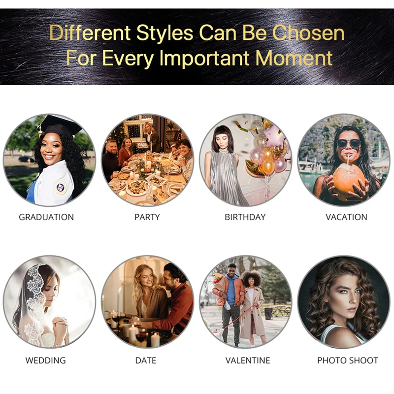 Brown Clip In Hair Extensions Real Human Hair Brazilian For Women Straight Hair 8pcs 120gram Remy Human Hair Thick Silky  Soft