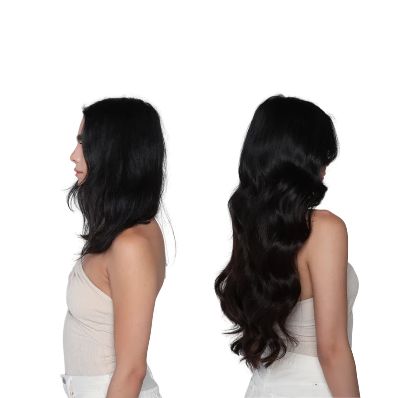 Brown Clip In Hair Extensions Real Human Hair Brazilian For Women Straight Hair 8pcs 120gram Remy Human Hair Thick Silky  Soft