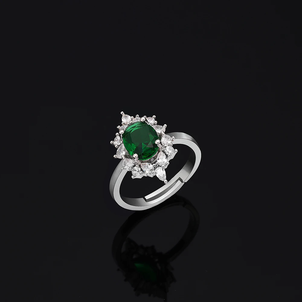 Women’s necklace set cubic zirconia bridal jewelry Dubai wedding engagement party holiday jewelry accessories