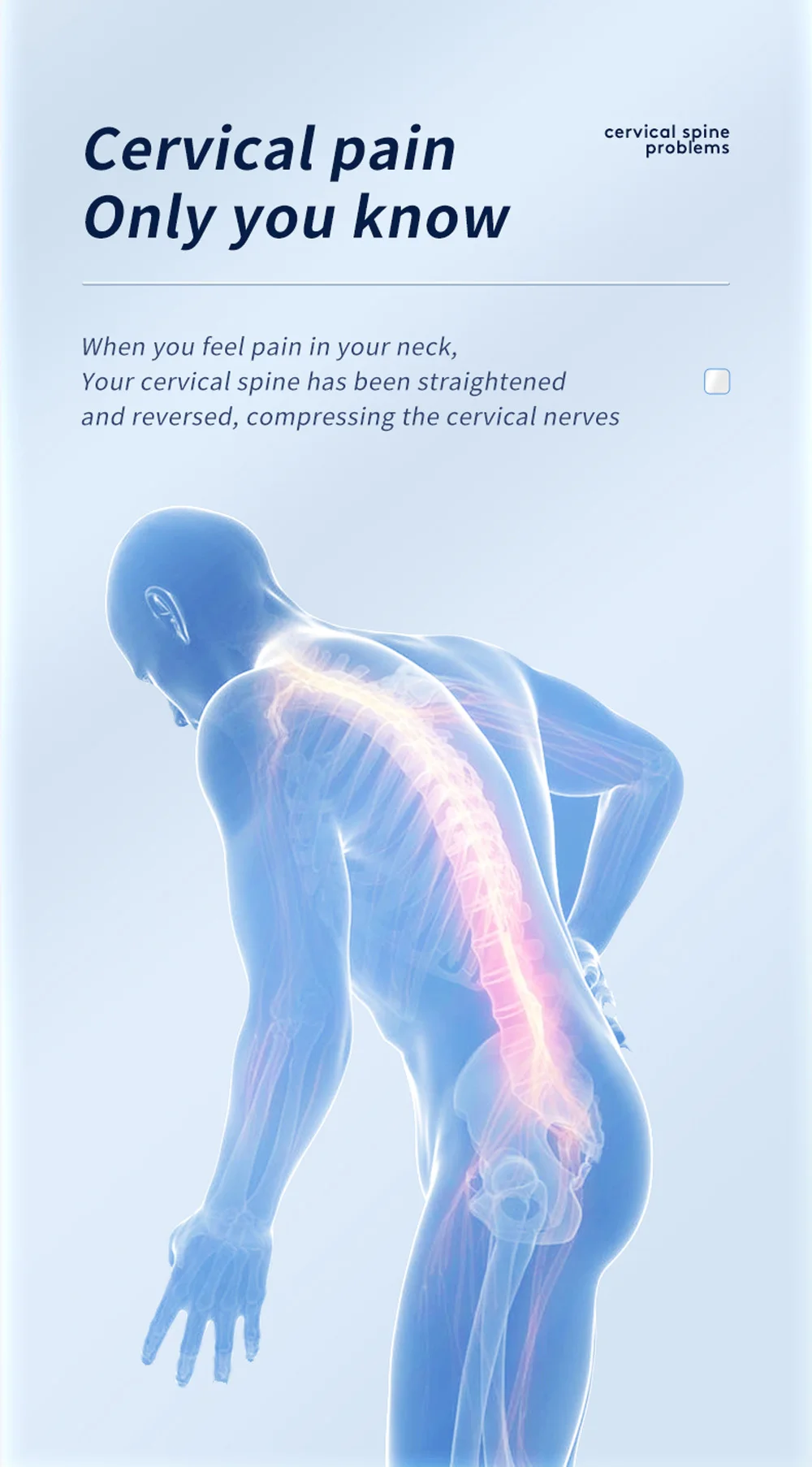 Electric Neck Massager EMS Pulse Rechargeable USB Cervical Traction Therapy Massage Stimulator Pain Relief Heating Function