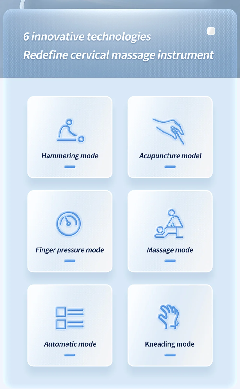 Electric Neck Massager EMS Pulse Rechargeable USB Cervical Traction Therapy Massage Stimulator Pain Relief Heating Function