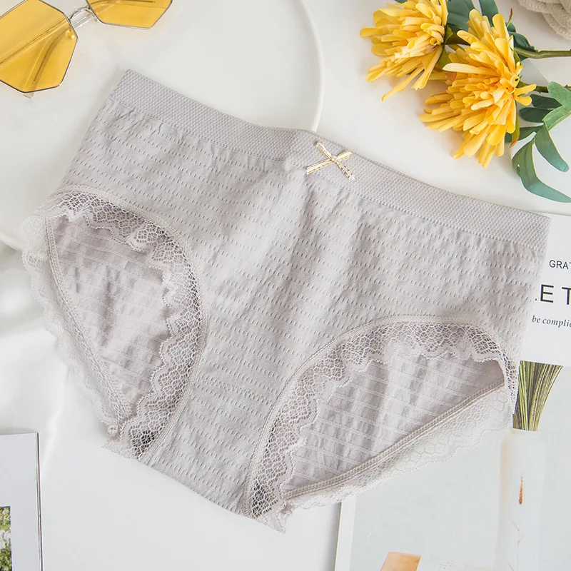 3Pcs/Lot Panties Women Cotton Breathable Underwear Girls Briefs Ladies Lingeries Female Graphene Antibacterial Crotch Underpants