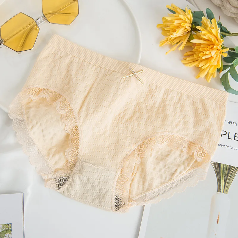 3Pcs/Lot Panties Women Cotton Breathable Underwear Girls Briefs Ladies Lingeries Female Graphene Antibacterial Crotch Underpants