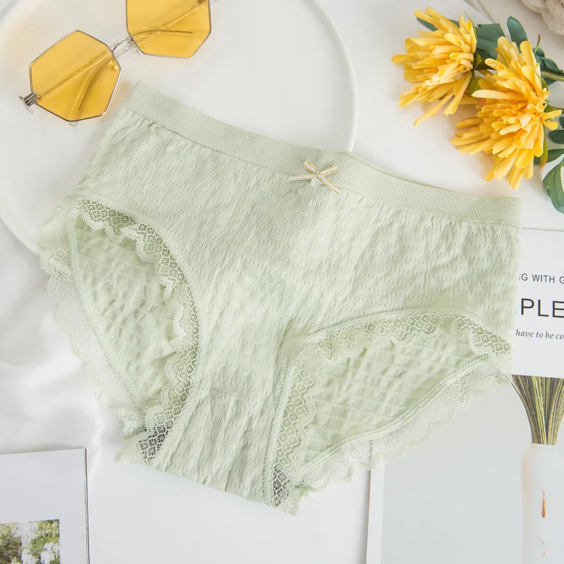 3Pcs/Lot Panties Women Cotton Breathable Underwear Girls Briefs Ladies Lingeries Female Graphene Antibacterial Crotch Underpants