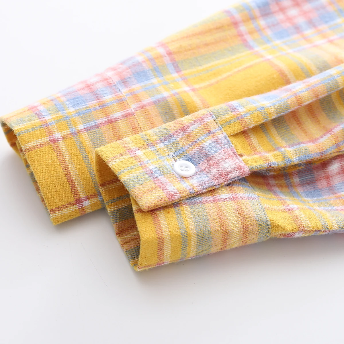 Fresh Flannel Plaid Shirt Women 2025 New Female Blouses and Tops Cotton Loose Long Sleeve Casual Shirts Fine Women's Clothes Fresh Flannel Plaid Shirt Women 2025 New Female Blouses and Tops Cotton Loose Long Sleeve Casual Shirts Fine Women's Clothes