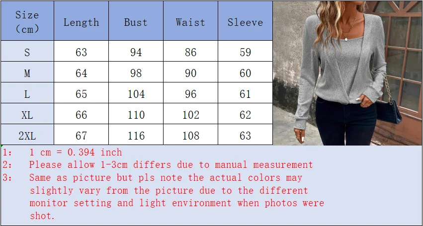 Casual Loose Long Sleeved Solid Color Square Neck Women's T-shirt Daily Office Elegant Commuting Style Autumn Top