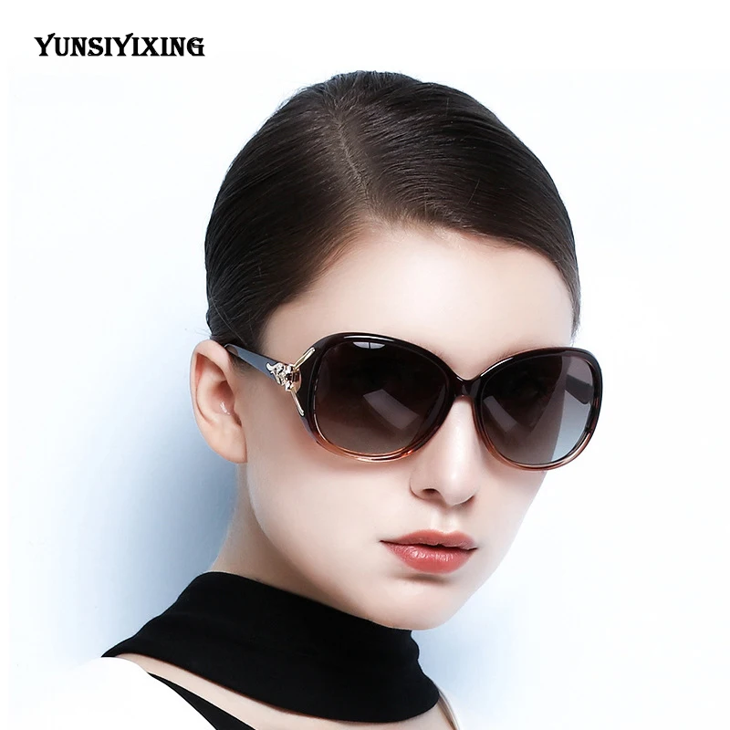 YUNSIYIXING Polarized Women’s Sunglasses Fashion Brand Butterfly Sun Glasses UV400 Mirror Anti-Glare Eyewear Accessories 8842