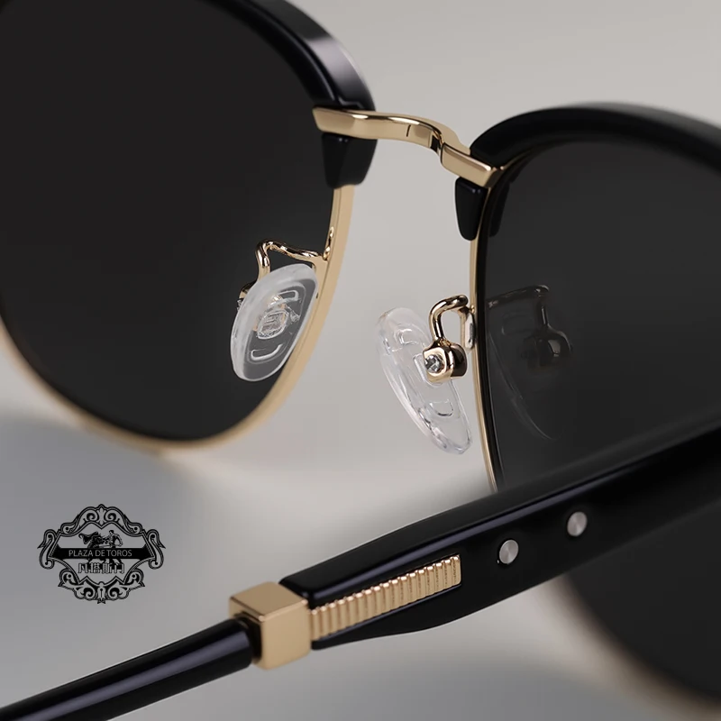 2025 Classic Polarized Sunglasses Men Women Retro Half Frame UV400 Glasses Male Popular Anti-glare Travel Driving Eyewear