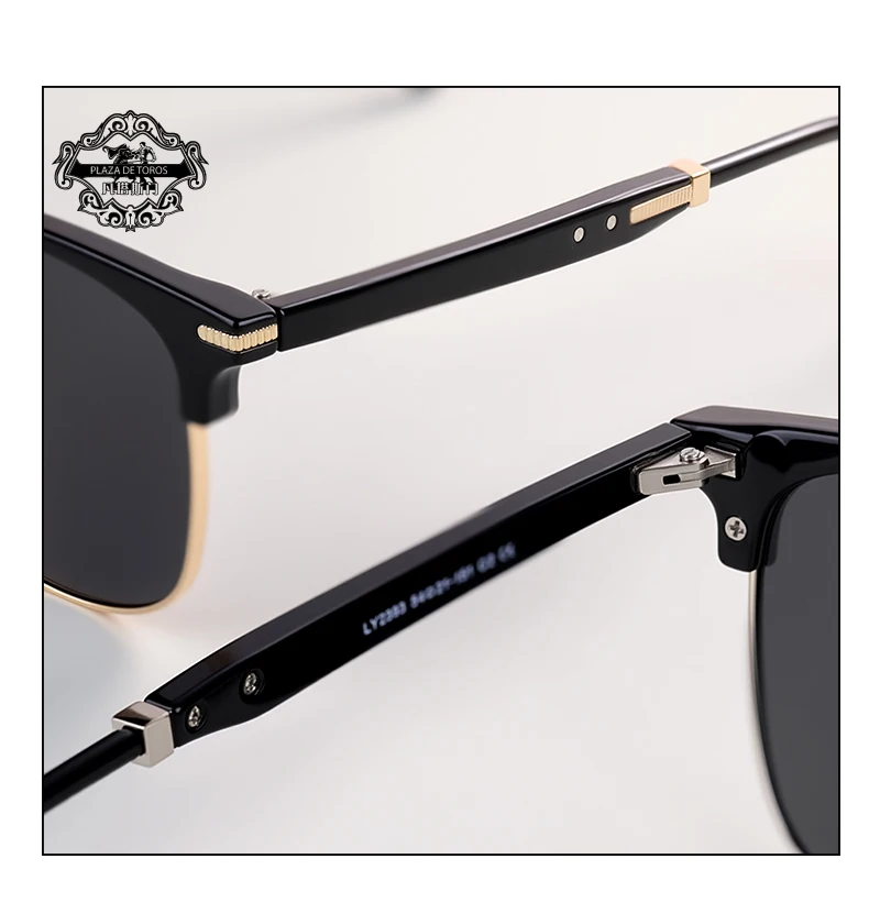 2025 Classic Polarized Sunglasses Men Women Retro Half Frame UV400 Glasses Male Popular Anti-glare Travel Driving Eyewear 2025 Classic Polarized Sunglasses Men Women Retro Half Frame UV400 Glasses Male Popular Anti-glare Travel Driving Eyewear