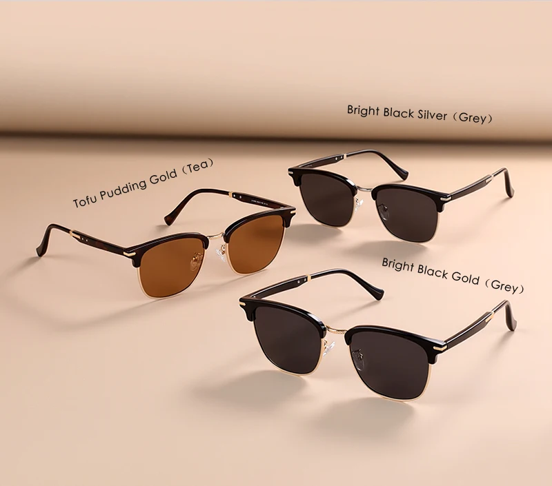 2025 Classic Polarized Sunglasses Men Women Retro Half Frame UV400 Glasses Male Popular Anti-glare Travel Driving Eyewear 2025 Classic Polarized Sunglasses Men Women Retro Half Frame UV400 Glasses Male Popular Anti-glare Travel Driving Eyewear