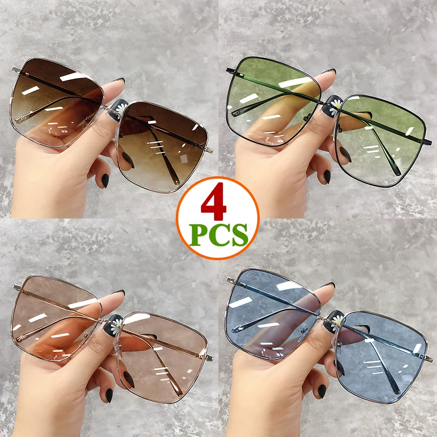 Sunglasses Women Luxury Square Men Drive Travel Brand Design Gradient Vintage Sun Glasses Female Unisex Retro Oculos New 2026