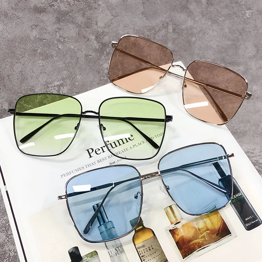 Sunglasses Women Luxury Square Men Drive Travel Brand Design Gradient Vintage Sun Glasses Female Unisex Retro Oculos New 2026