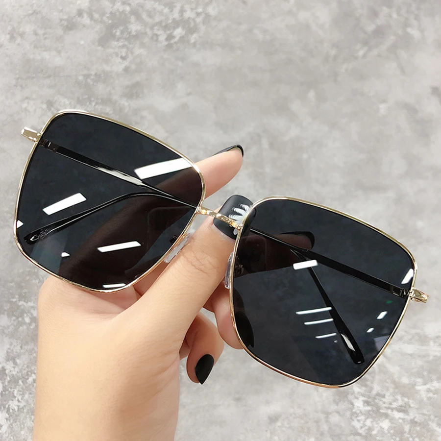 Sunglasses Women Luxury Square Men Drive Travel Brand Design Gradient Vintage Sun Glasses Female Unisex Retro Oculos New 2026