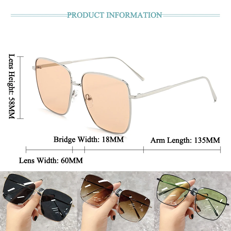 Sunglasses Women Luxury Square Men Drive Travel Brand Design Gradient Vintage Sun Glasses Female Unisex Retro Oculos New 2026
