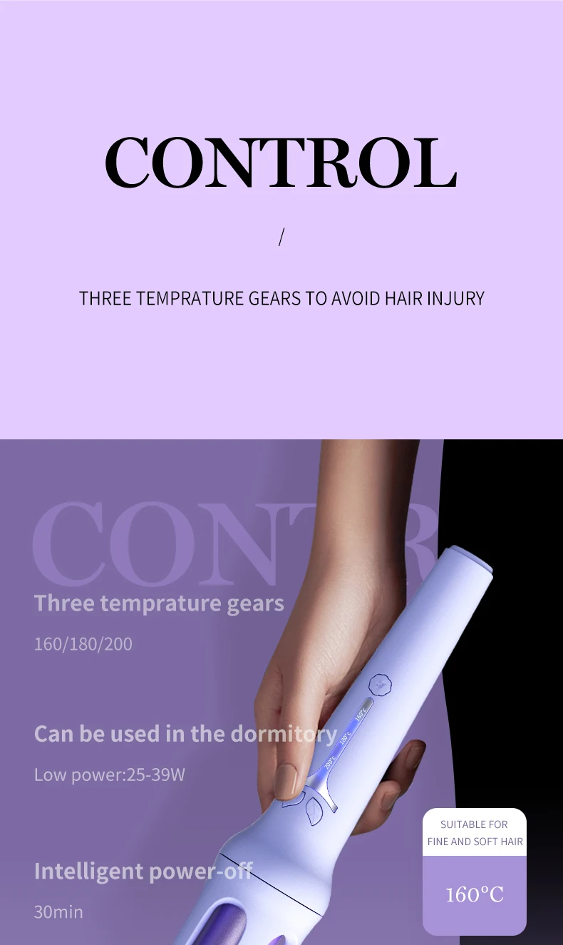 Automatic Curling Iron 32 mm Big Roll Anion Ceramic Hair Curler 4-Speed Adjustable Fast Heating Fashion Styling Tools Automatic Curling Iron 32 mm Big Roll Anion Ceramic Hair Curler 4-Speed Adjustable Fast Heating Fashion Styling Tools