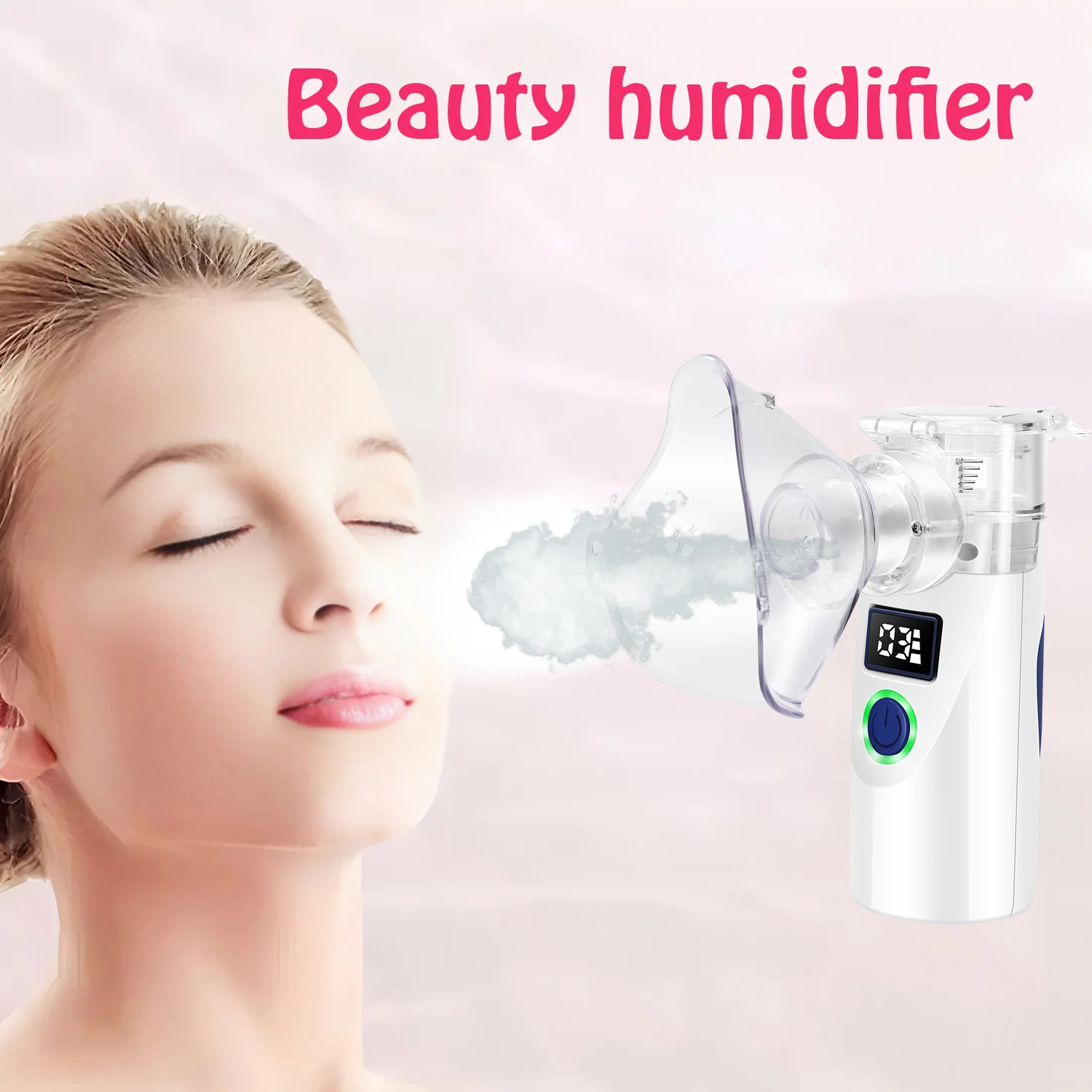 Facial Nano Ionic Face Steamer for Facial Pores Sauna Skin Moisturizing Cleansing Spray humidifier Equipped with digital displa Facial Nano Ionic Face Steamer for Facial Pores Sauna Skin Moisturizing Cleansing Spray humidifier Equipped with digital displa