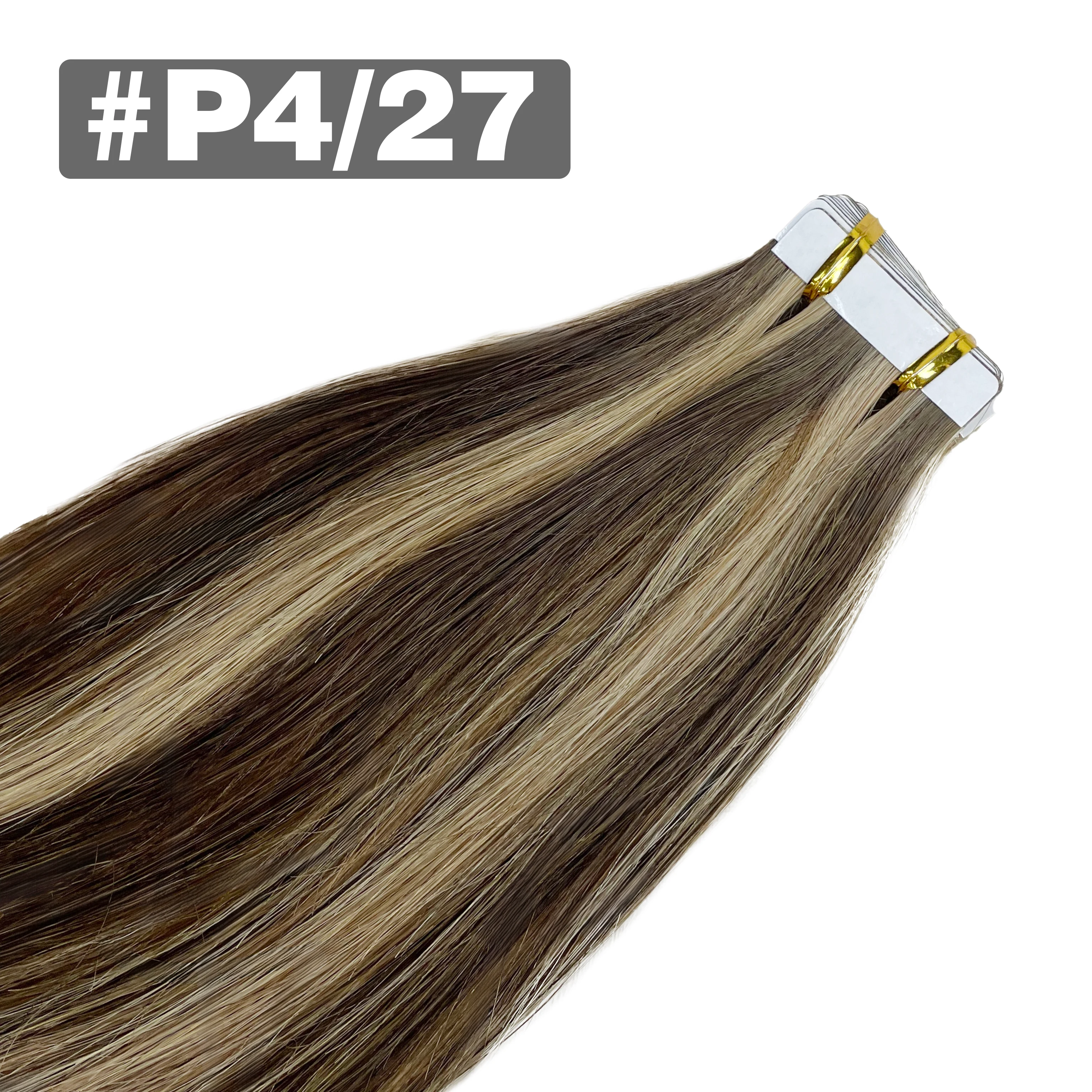 Tape in Hair Extensions Human Hair Brazilian Hair 100% Human Hair Extensions 20 Pcs Straight for Women