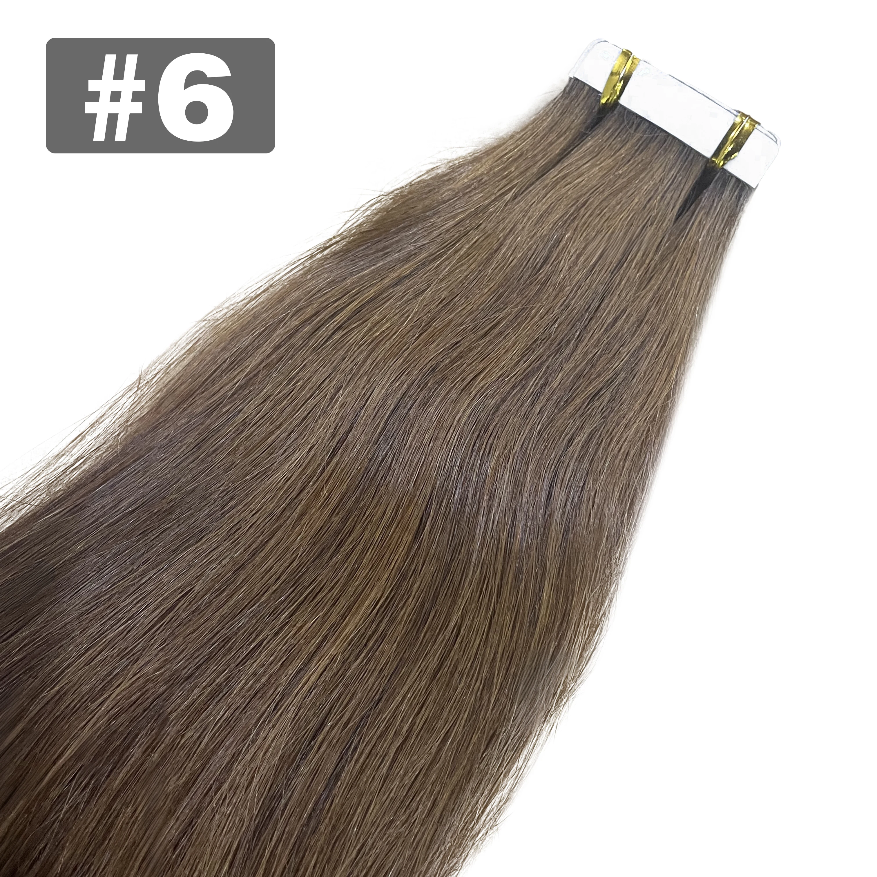 Tape in Hair Extensions Human Hair Brazilian Hair 100% Human Hair Extensions 20 Pcs Straight for Women