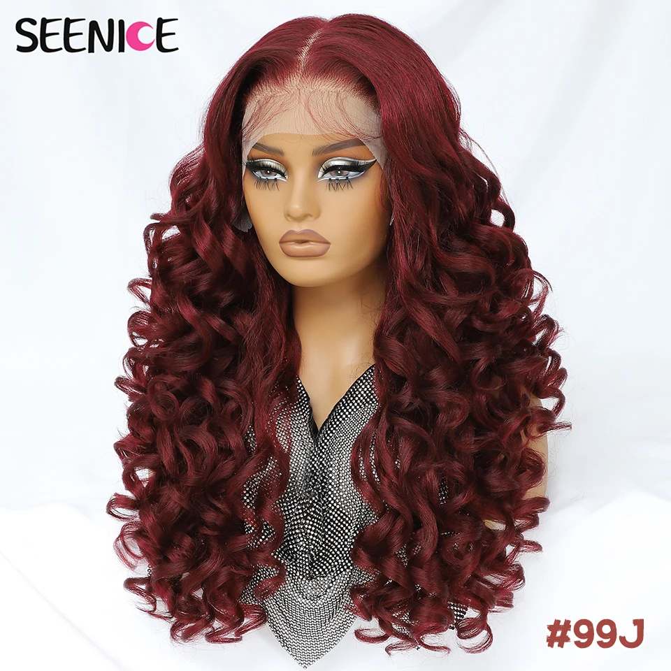 24Inch Latisha Synthetic Lace Front Wigs For Women Curly Afro Lace Wigs Black Blonde Orange 13X4.5X1 Cosplay Hair Daily Use