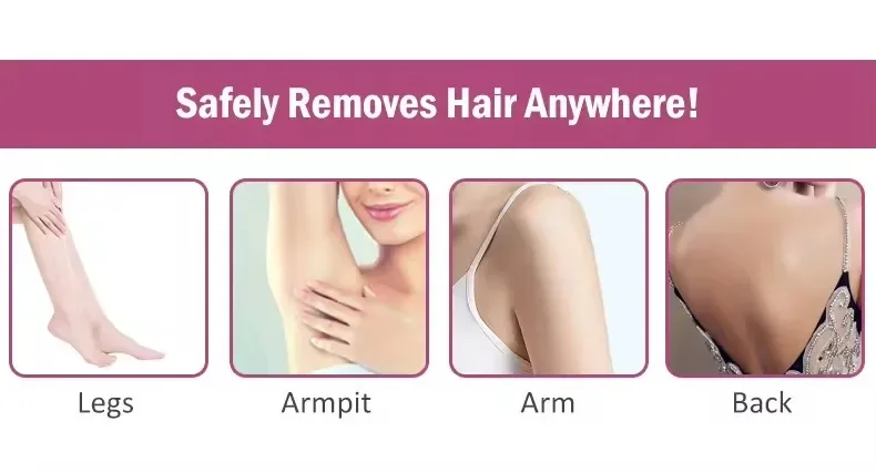 VGR Hair Remover Professional Epilator Electric Leg Body Rechargeable Underarms Portable Two Speeds Epilator for Women V-705