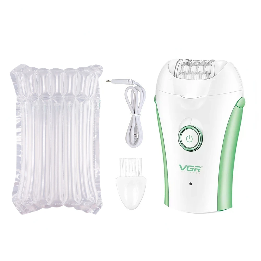 VGR Hair Remover Professional Epilator Electric Leg Body Rechargeable Underarms Portable Two Speeds Epilator for Women V-705
