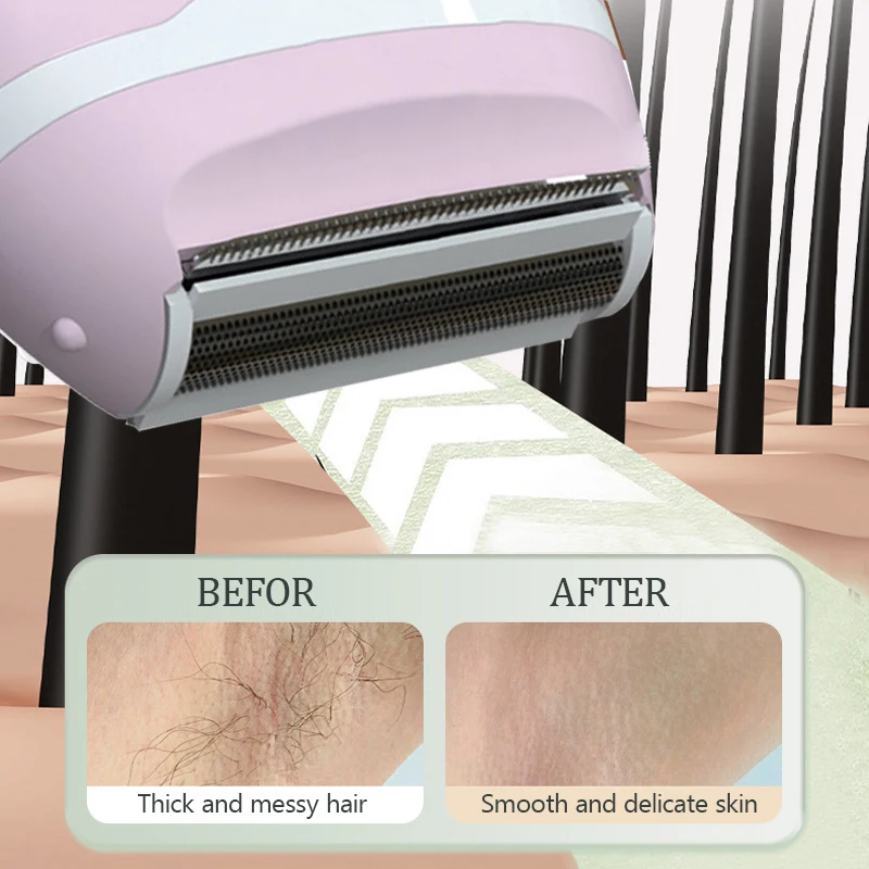 Hair Removal Machine Trimmer For Women Painless Knife Tip Waterproof Whole Body Washable Armpit Without Black Spots Beauty Care