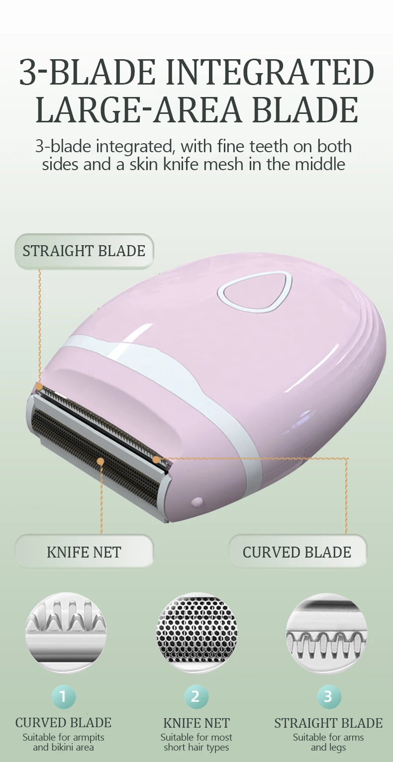 Hair Removal Machine Trimmer For Women Painless Knife Tip Waterproof Whole Body Washable Armpit Without Black Spots Beauty Care Hair Removal Machine Trimmer For Women Painless Knife Tip Waterproof Whole Body Washable Armpit Without Black Spots Beauty Care