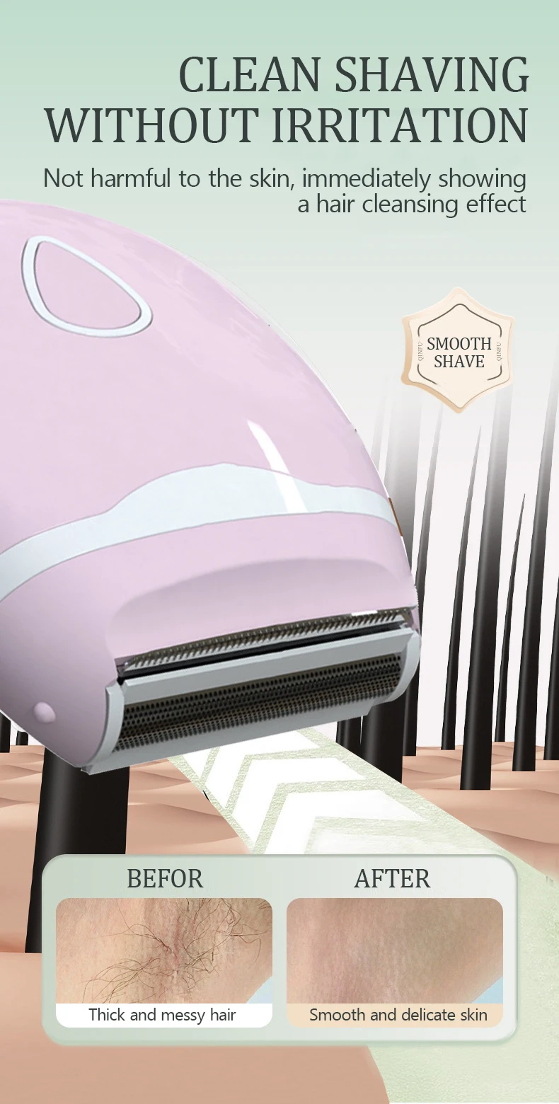 Hair Removal Machine Trimmer For Women Painless Knife Tip Waterproof Whole Body Washable Armpit Without Black Spots Beauty Care Hair Removal Machine Trimmer For Women Painless Knife Tip Waterproof Whole Body Washable Armpit Without Black Spots Beauty Care