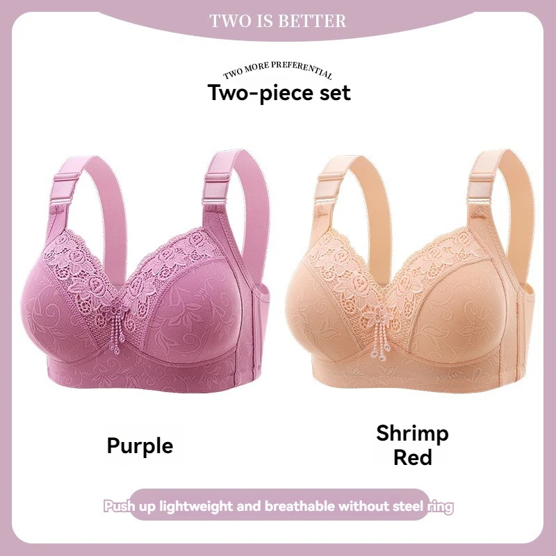 Womens Lace Bras Ultra-Thin Perspective Bralette Deep V Bra Sexy Lingerie Tops Plus Size  Cup Mom’s underwear active bra