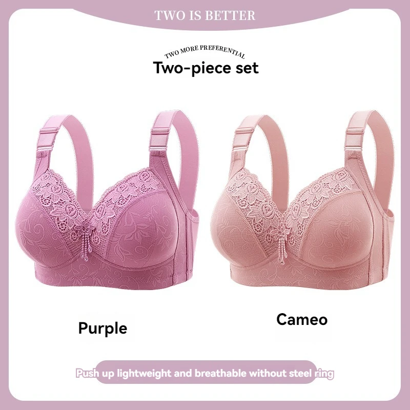 Womens Lace Bras Ultra-Thin Perspective Bralette Deep V Bra Sexy Lingerie Tops Plus Size  Cup Mom’s underwear active bra
