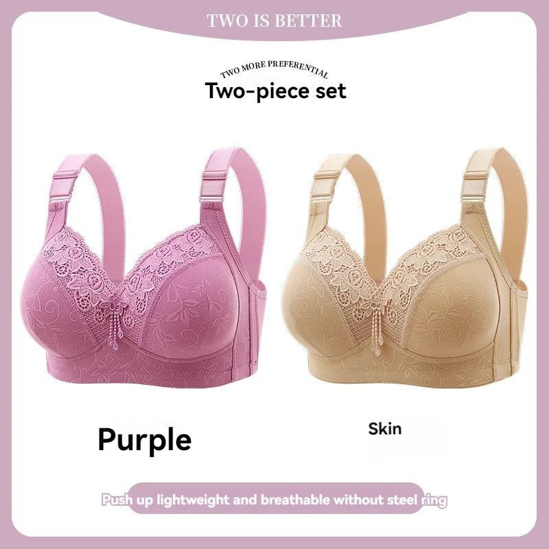 Womens Lace Bras Ultra-Thin Perspective Bralette Deep V Bra Sexy Lingerie Tops Plus Size  Cup Mom’s underwear active bra