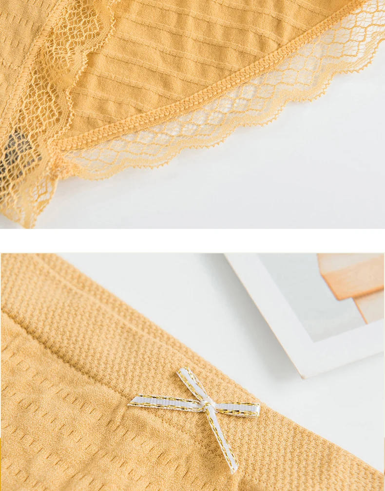 3Pcs/Lot Panties Women Cotton Breathable Underwear Girls Briefs Ladies Lingeries Female Graphene Antibacterial Crotch Underpants