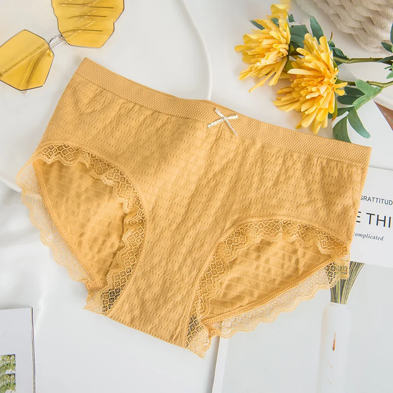 3Pcs/Lot Panties Women Cotton Breathable Underwear Girls Briefs Ladies Lingeries Female Graphene Antibacterial Crotch Underpants