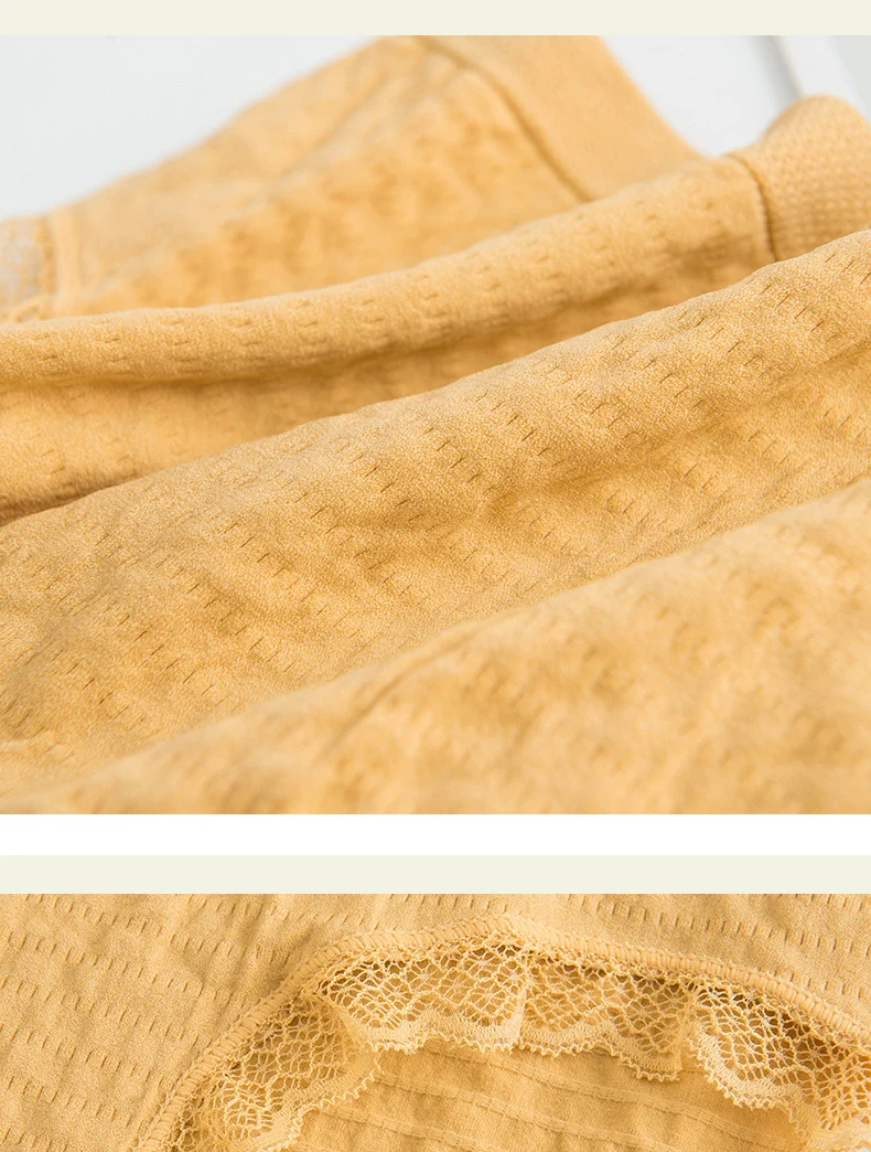 3Pcs/Lot Panties Women Cotton Breathable Underwear Girls Briefs Ladies Lingeries Female Graphene Antibacterial Crotch Underpants