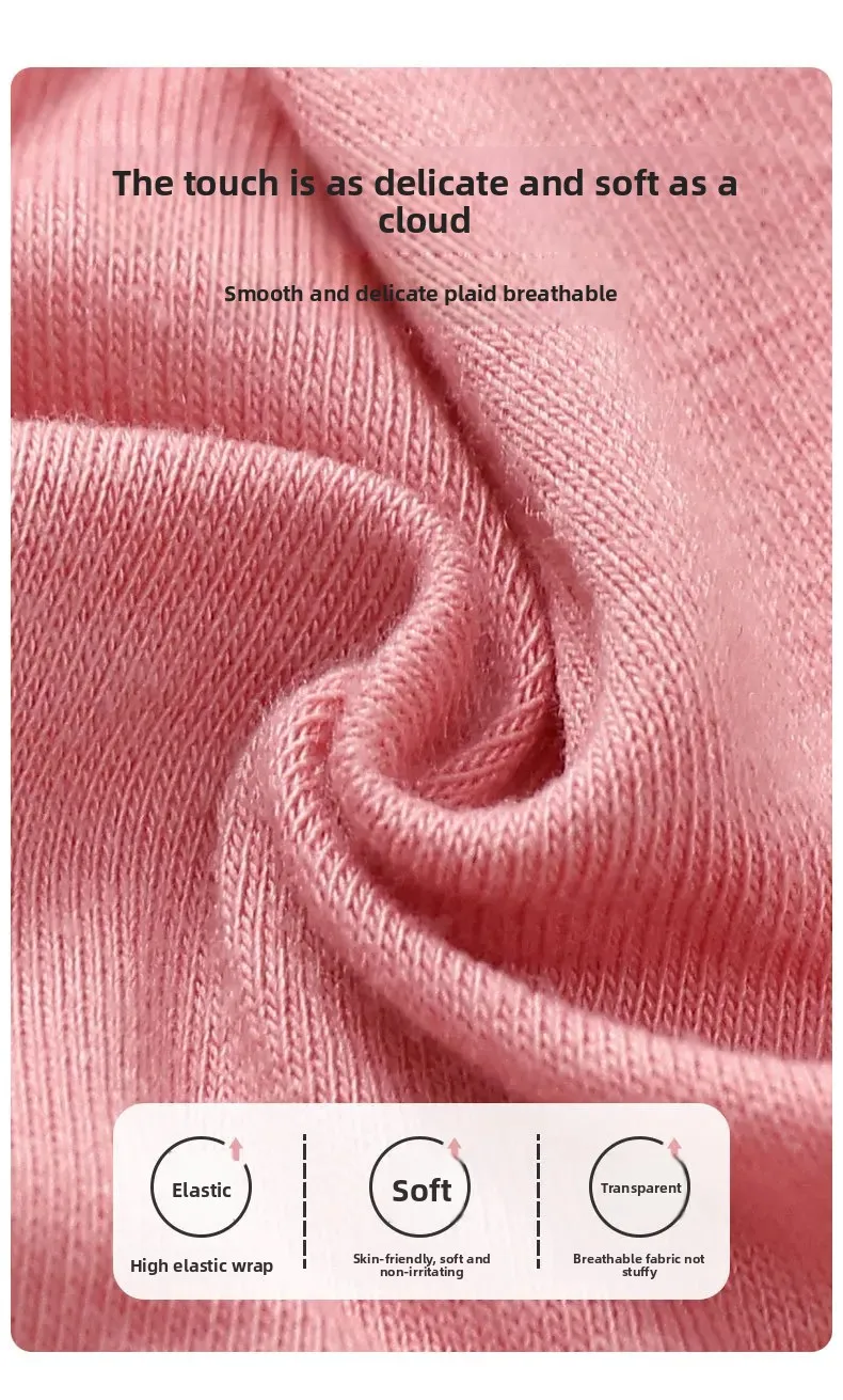 Soft Cotton Wireless Bra Large Size Front Clasp Underwear for Middle-Aged And Elderly Women Comfortable Vest Strap Design