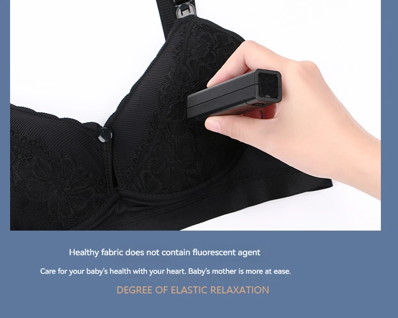 New Cotton Soft Comfortable Pregnant Women's Breastfeeding Bra Gathering Anti sagging and Steel Ring Free Women's Underwear