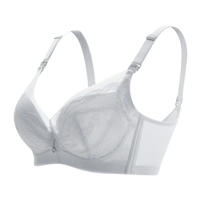 New Cotton Soft Comfortable Pregnant Women’s Breastfeeding Bra Gathering Anti sagging and Steel Ring Free Women’s Underwear