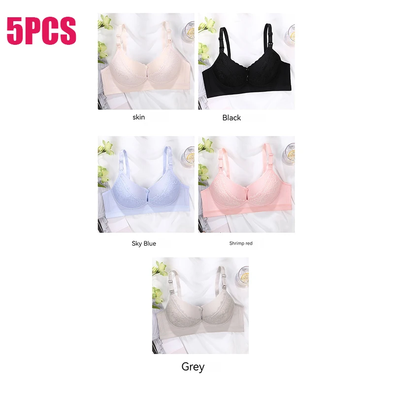New Cotton Soft Comfortable Pregnant Women’s Breastfeeding Bra Gathering Anti sagging and Steel Ring Free Women’s Underwear