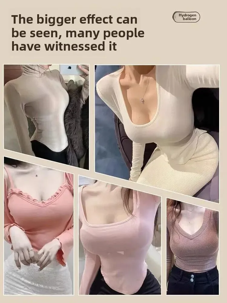 Cross Back Fixed Cup Bra Thickened Outer Expansion Special for Flat Chested Women Sexy Korean Style Underwear Gathered Chest