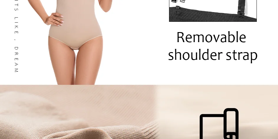 Molasus Slimming Strapless Bodysuit Off Shoulder Women Shorts Shapewear Tummy Control Body Shaper Sexy Fajas Underwear Bodysuits