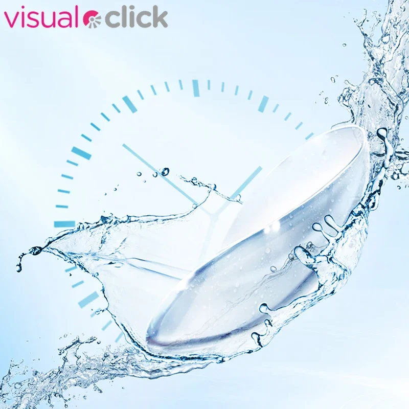 2pcs/pair Diopter Contact Lenses For Shortsighted Annually Myopia Power Prescription Eye Lens Correction Lenses With Degree