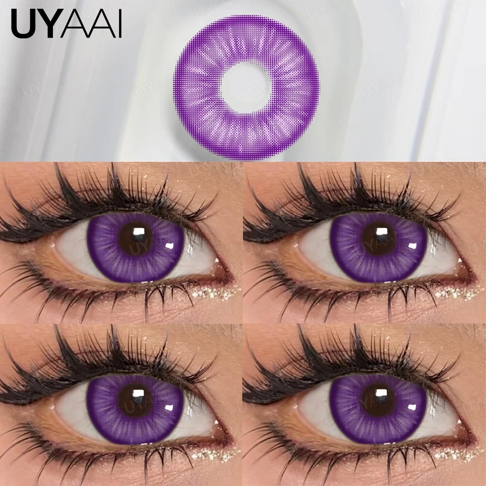 UYAAI 1 Pair Colored Pupils for Eyes Natural Brown Big Eyes Contacts Cosmetics Green Eye Color Lens Gray Lenses for Woman UYAAI 1 Pair Colored Pupils for Eyes Natural Brown Big Eyes Contacts Cosmetics Green Eye Color Lens Gray Lenses for Woman