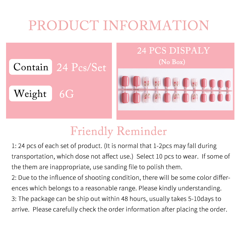 24pcs Sweet Summer Fake Nails Patches Pink Glitter Nude Press on Nails Women Wearable Nail Art Stickers Full Finished False Nail 24pcs Sweet Summer Fake Nails Patches Pink Glitter Nude Press on Nails Women Wearable Nail Art Stickers Full Finished False Nail
