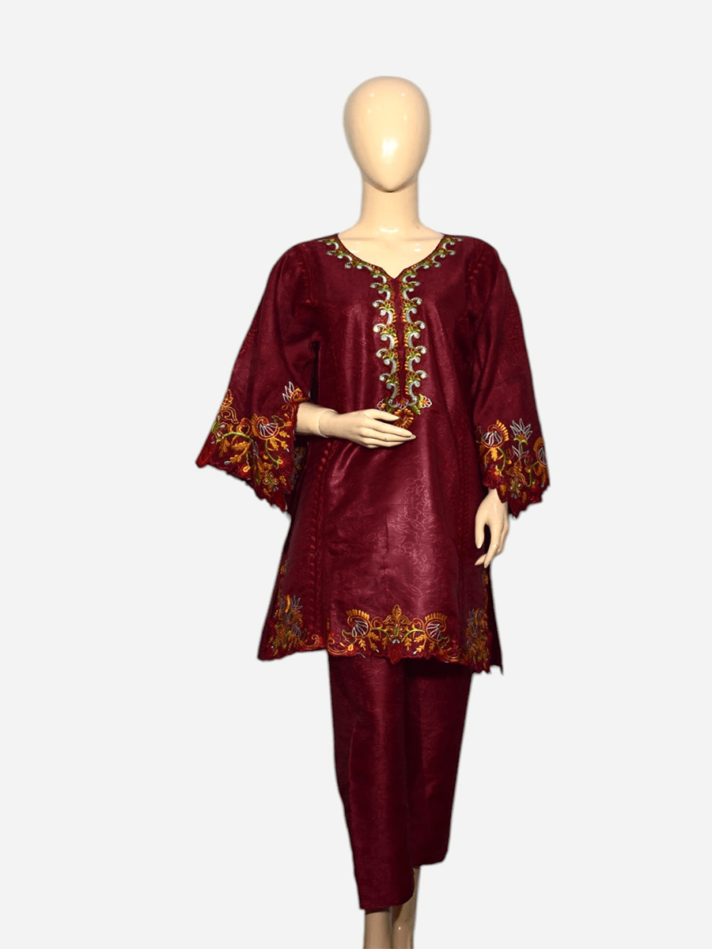 embroidered cotton stitched-AB-06
