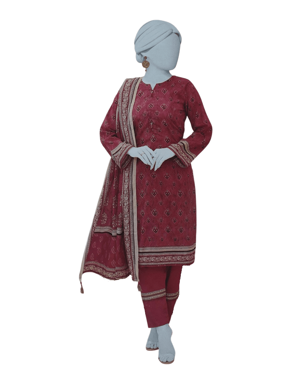 Digital Printed AlMeerah Unstitched Lawn fabrics