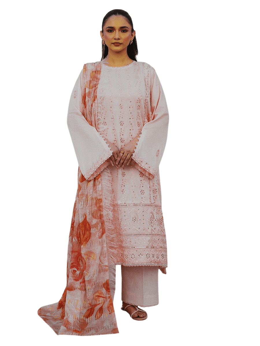 GulJee Fabrics Chickankari Lawn