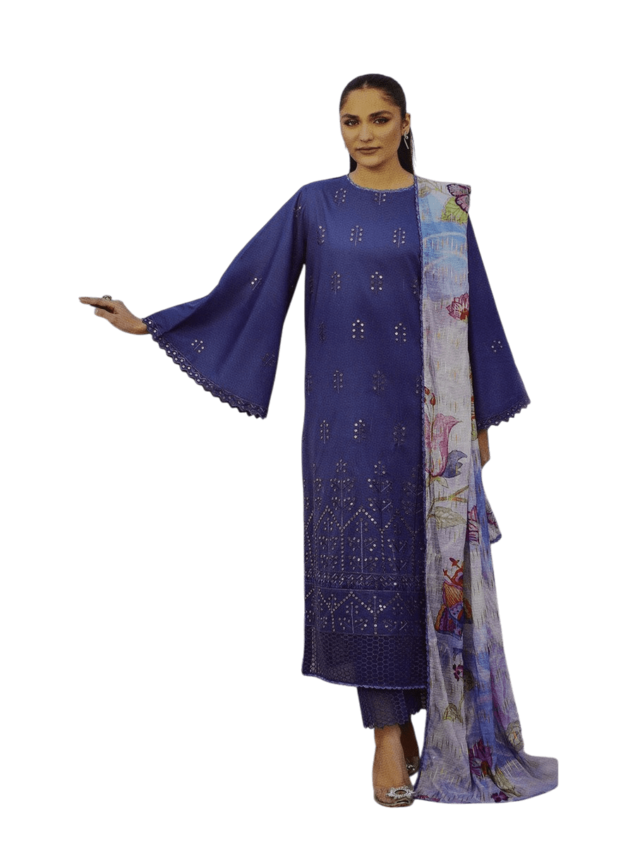 GulJee Fabrics Chickankari Lawn